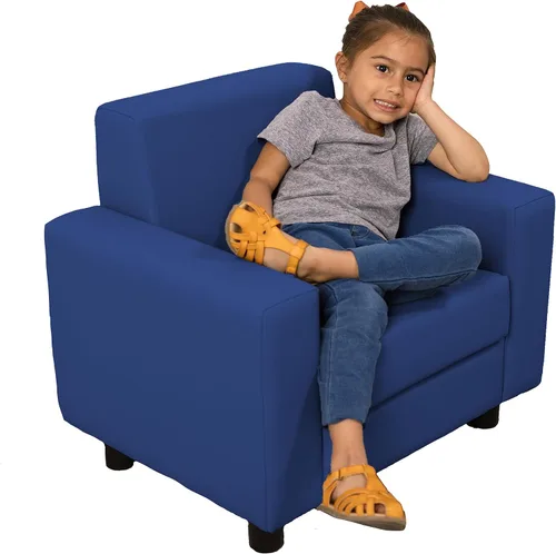 Factory Direct Partners SoftScape Inspired Playtime Silla de Lectura Clásica, Muebles Tapizados de Grado Comercial para Niños para el Hogar,