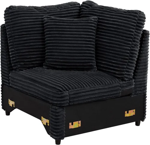 Miniatura 81 de ORRD Consola de almacenamiento multifuncional con soportes dobles para tazas, mesa, estación de carga USB para sofá modular seccional para sala