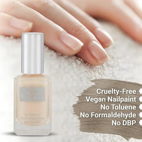 Miniatura 7 de Karma Naturals Esmalte de uñas – No tóxico, vegano y libre de crueldad (Creme Brulee, 0.43 onzas líquidas)