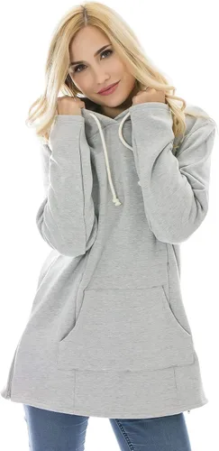 Bearsland - Sudadera de lactancia y maternidad para mujer, con bolsillos y capucha