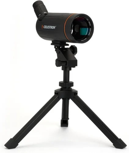 Miniatura 2 de Celestron 52238 C70 Mini Mak Spotting Scope, 25-75x, Negro y NexYZ Adaptador para teléfono inteligente de 3 ejes, negro