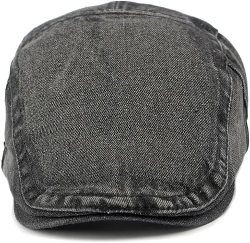 Miniatura 3 de Gorra de Newsboy para hombre, ajustable, plana, Ivy Gatsby, gorra de conducción de cabbie, transpirable, de algodón, gorra de golf