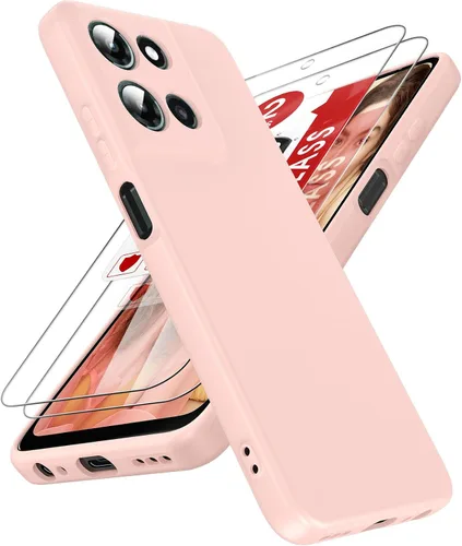 Miniatura 132 de LeYi Funda para Motorola Moto G Play 4G 2024: Funda para Moto G Play 4G 2024 con funda delgada y antiarañazos, silicona líquida a prueba de golpes