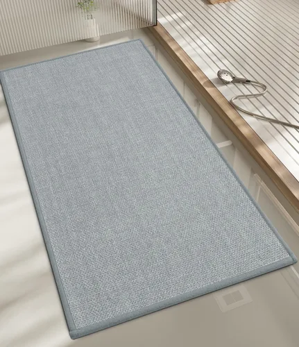 Miniatura 126 de chakme Alfombras de Baño 24x17, Alfombra de Baño Ultra Delgada Antideslizante Pequeña de Secado Rápido Absorbente para Piso de Baño