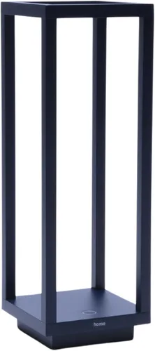 Zafferano, Home Pro - Lámpara de mesa recargable inalámbrica con controles táctiles, adecuada para interiores y exteriores, atenuador, 3000 K, Azul
