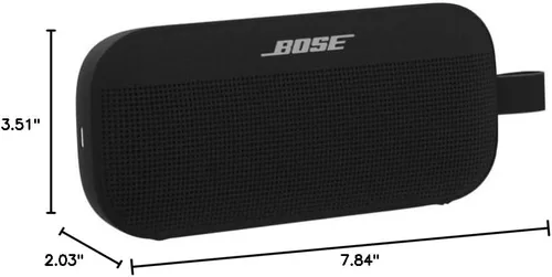 Miniatura 7 de Altavoz Bluetooth Bose SoundLink Flex, altavoz portátil con micrófono, altavoz inalámbrico resistente al agua para viajes, uso en exteriores y Negro