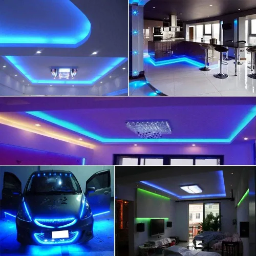 Miniatura 4 de SUYOOULIN Tira de luces LED, alto voltaje AC110V-130V 13 pies/13.1 ft súper brillante 16000LM Waterpoof IP68 2835 180 LEDs/m tiras de luz LED
