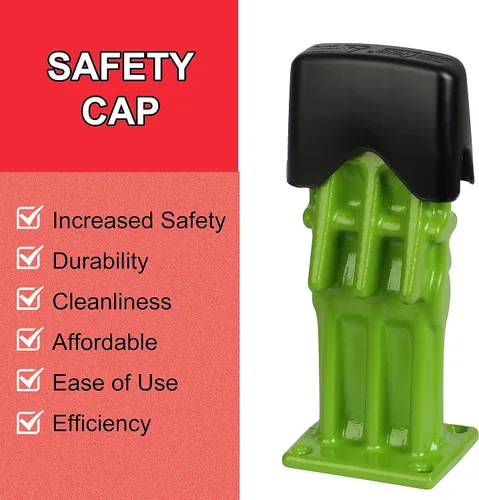 Miniatura 6 de SPEED FORCE Divisor de madera manual para leña, divisor de troncos portátil, cabeza de punta de cuña, sin hacha, 3 pulgadas, verde con cubierta
