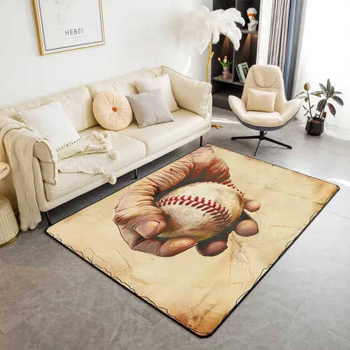 Miniatura 18 de Erosebridal Cowboys - Alfombra antideslizante de 3 x 5 pies, alfombra de caballos occidentales, tapete decorativo para interiores, montañas