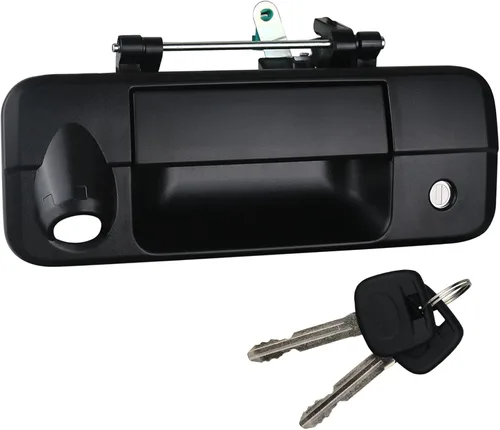 Miniatura 7 de Osompar Manija exterior del portón trasero con cilindro de cerradura con llave para Toyota Tundra 2007-2013 Reemplaza 69090-0C040 690900C040 81213
