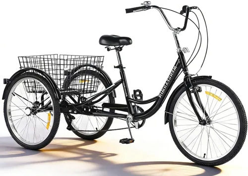 Miniatura 13 de Los asientos para niños con cinturones de seguridad son adecuados para bicicletas de tres ruedas para adultos de 24 pulgadas y pueden acomodar a dos