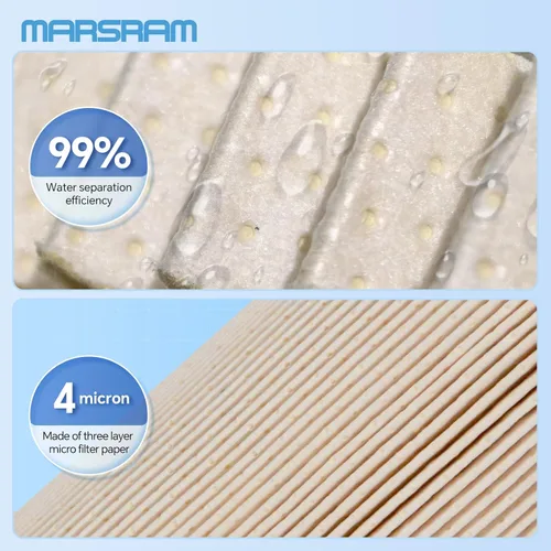Miniatura 4 de Marsram Juego de separador de agua para filtro de combustible Cummins de 6.7L se ajusta para 2019 2020 2021 2022 2023 2024 Dodge Ram 2500 3500 4500