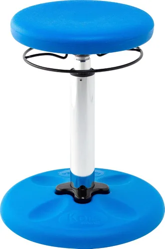 Miniatura 12 de Kore - Silla de altura ajustable, asiento activo para niños, adolescentes: Mejor que una pelota de equilibrio, asientos flexibles para aula. Verde