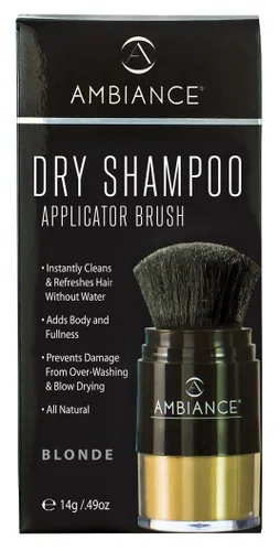 Miniatura 5 de Ambiance Dry Shampoo 3 en 1 limpia, cubre y oculta. Absorbe aceite para refrescar el cabello, aumentar el cuerpo y el brillo. Cubre raíces y grises