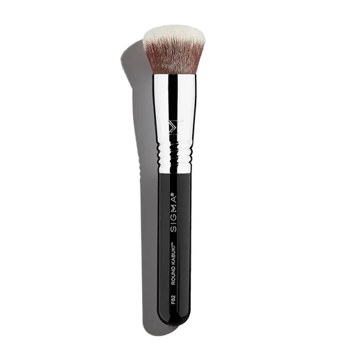 Miniatura 7 de Sigma Beauty Kabuki plana pincel de maquillaje denso F80 – Flat parte superior Jefe, suave y fibras Cepillo plano Kabuki F80