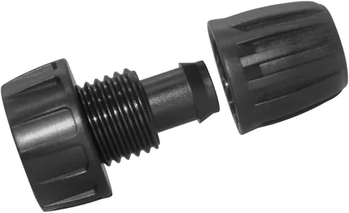 Miniatura 5 de Hooshing 4 tubos de riego por goteo de 1/2 pulgada a grifo, adaptador de manguera de jardín de 3/4 a 1/2 pulgadas, adaptador de manguera de riego