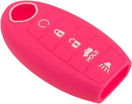 Miniatura 5 de REPROTECTING Funda de goma de silicona para llavero compatible con Nissan Altima SR Armada SL Maxima Murano Pathfinder Rogue Titan Versa Sentra
