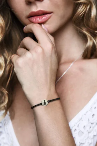 Miniatura 3 de Dije de acero inoxidable para amantes de los gatos en pulsera de doble cuerda negra para hombres y mujeres, regalo de mamá de gato, pulsera