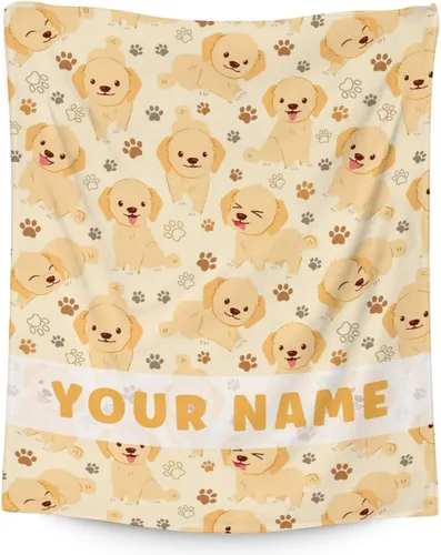 Miniatura 9 de Golden Retriever - Manta de regalo – 30 x 40 pulgadas, bonita manta de perro para amantes de los perros, niños, niños y niñas, mantas suaves