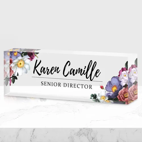 Miniatura 17 de Placa de nombre de oficina personalizada para escritorio, placa de nombre, regalos personalizados para compañeros de trabajo, jefe, profesor