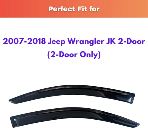Miniatura 537 de KPY Visor de ventana compatible con Kia Soul 2009-2013, Protector contra lluvia de 4 unidades, deflectores de ventilación de ventana lateral