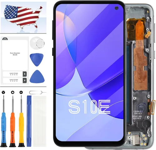 AMOLED - Pantalla LCD de repuesto para Samsung Galaxy S10E SM-G970F, SM-G970U, SM-G970W, SM-G9700, SM-G970U1 pantalla LCD táctil digitalizador kit