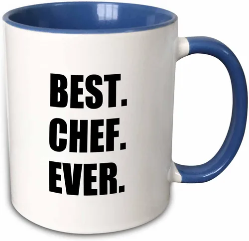 Miniatura 12 de 3dRose mug_179767_2 Best Chef Ever - Taza de cerámica con texto en inglés "Best Chef Ever" para fanáticos de la cocina y los más grandes del mundo