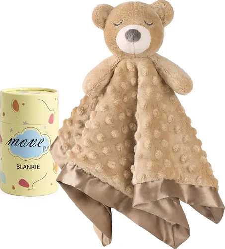 Miniatura 14 de Manta de seguridad para bebé, manta suave de juguete para niñas, juguete para acurrucarse, regalo para recién nacido, 2 unidades, manta para bebés