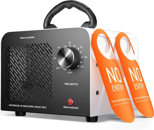 Miniatura 12 de Generador de ozono de 48,000 mg, máquina comercial de ozono para eliminación de olores, desodorizante purificador de aire ionizador de O3 de alta