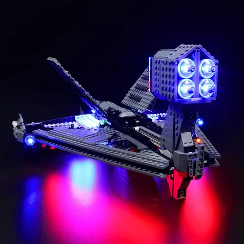Miniatura 3 de BrickBling Kit de iluminación LED compatible con Lego 75323 The Justifier Building Set, versión mejorada de luces compatibles con Lego Justifier