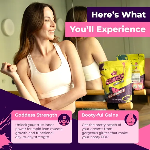 Miniatura 5 de Primal Queen Goddess Gomitas de Creatina – Creatina masticable baja en azúcar para mujeres Construye glúteos y músculos, recuperación más rápida