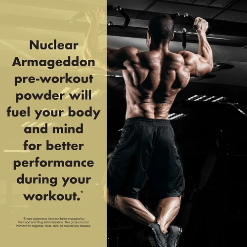 Miniatura 8 de Anabolic Warfare Nuclear Armageddon - Polvo de preentrenamiento para hombres y mujeres con L-citrulina, beta alanina en polvo y cafeína