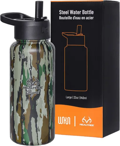 Miniatura 55 de Wildkin Kids - Botella de agua de acero inoxidable de 14 onzas para niños – Sin BPA, a prueba de fugas, aislada, fácil de limpiar - Ballerina