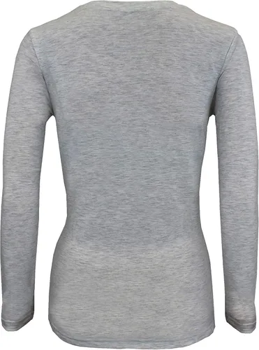 Miniatura 3 de Natural Uniforms Camiseta Under Scrub para mujer, cuello redondo, manga larga, paquete de 3, paquete múltiple de 3