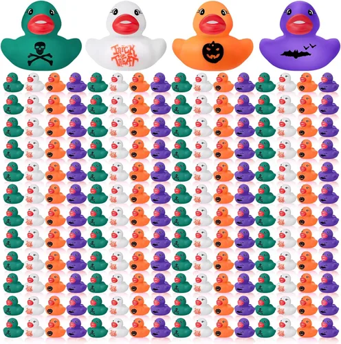 Miniatura 9 de MiniInflat 100 patos de goma de graduación de clase 2026 a granel 2026 Congrats Grad, varios patos de goma para graduación, juguetes de pato