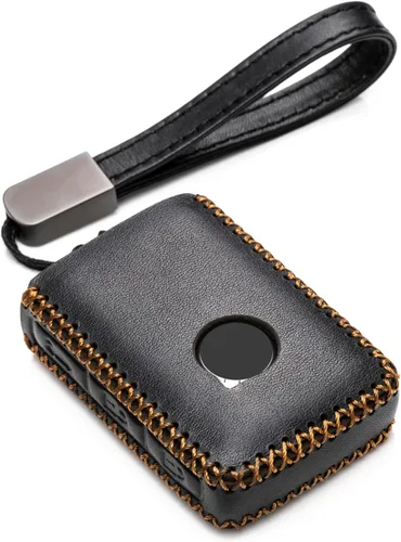 Vitodeco Funda de cuero genuino para llavero inteligente compatible con Volvo XC40, XC60, XC90, S90, S60, V60, V90, EX30, EX40, EX90 2019-2026 (4