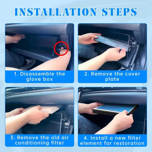 Miniatura 7 de MASHA Filtro de aire de cabina para Honda Accord (2023-2025) Civic (2016-2025) CR-V (2017-2025) Odyssey (2018-2025) con filtros de aire de repuesto