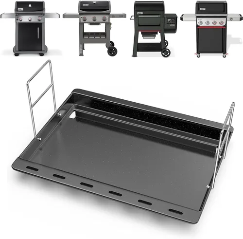 Miniatura 17 de Utheer Parrilla reversible para todas las estufas Camp Chef de 14 y 16 pulgadas, plancha de hierro fundido, para estufa Camp Chef Explorer de 2