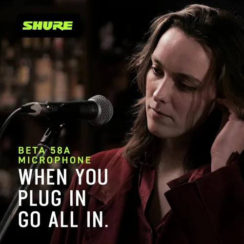 Miniatura 3 de Shure Micrófono vocal BETA 58A - Micrófono dinámico supercardioide de un solo elemento para escenario y estudio, incluye adaptador de soporte