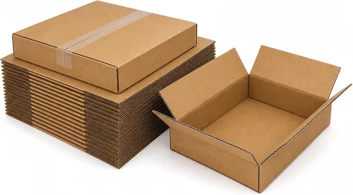 Miniatura 21 de Cajas de envío pequeñas de 6 x 4 x 3 pulgadas, cajas de cartón corrugado negro (paquete de 20) para correo, embalaje, pequeñas empresas y embalaje