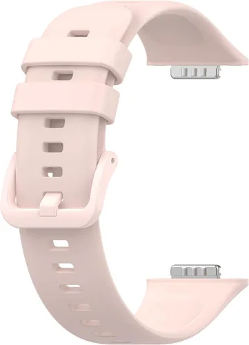 Miniatura 3 de Senter Correas de repuesto de goma suave de liberación rápida para Huawei Watch Fit 2 Smart Watch Rosa claro