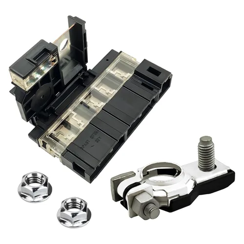 24380-3JA1A - Fusible de terminal de batería positivo de actualización, fusible Fuselink con terminal de batería positivo y tuercas, compatible con