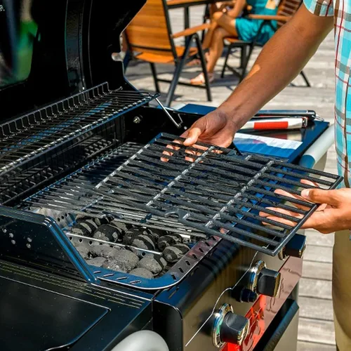 Miniatura 7 de BQMAX Kit de piezas de parrilla para parrilla híbrida de gas carbón/carbón Charbroil 463370516 463370519 463278418 463278419 G421-0001-W1