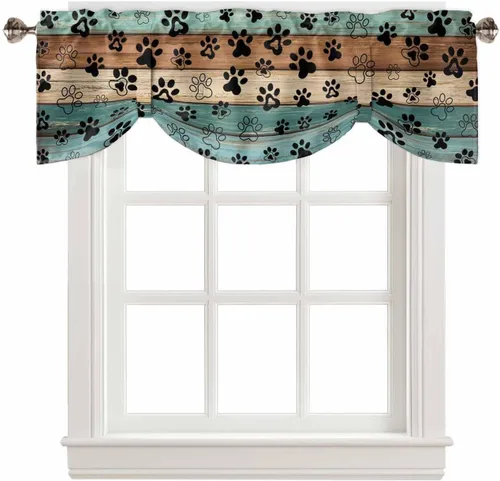 Miniatura 21 de Cortinas de verano con cenefa de amarre para ventanas, cortinas costeras de cocina costeras para ventanas, cortinas náuticas junto al mar, beige