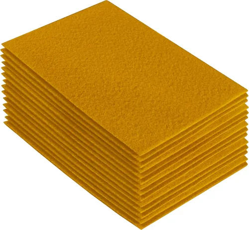 Miniatura 159 de FabricLA Hojas de fieltro acrílico para manualidades, cuadrados de fieltro precortados suaves de 4 x 4 pulgadas (3.9 in x 3.9 in), utiliza hojas