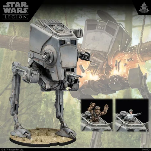 Miniatura 5 de Star Wars: Legion at-ST Walker Unit Expansion - Potencia de fuego mejorada. Juego de miniaturas de mesa, juego de estrategia para niños y adultos, a