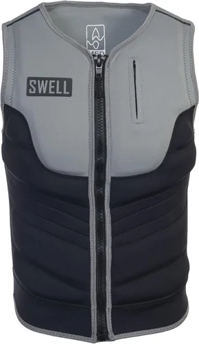 Miniatura 19 de Chaleco de neopreno Wakesurf Comp para hombre, diseñado exclusivamente para Wake Surf, pero ideal para todas las demás actividades de deportes Peltre