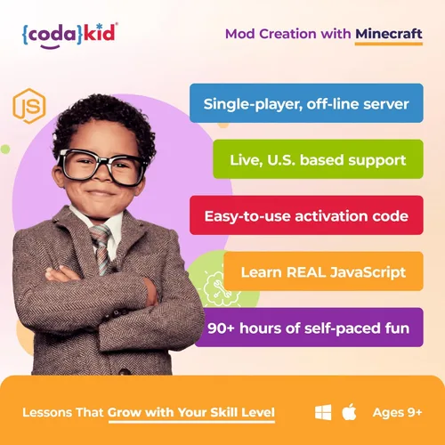 Miniatura 2 de Coding for Kids with Minecraft - Ages 9+ Learn Real Computer Programming and Code Amazing Minecraft Mods with Java - Award-Winning Online Courses