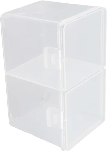 Miniatura 7 de Recipiente de hisopos de algodón moderno, caja de almacenamiento para almacenar almohadillas de algodón, esmalte de uñas, gel, purpurina, diamantes