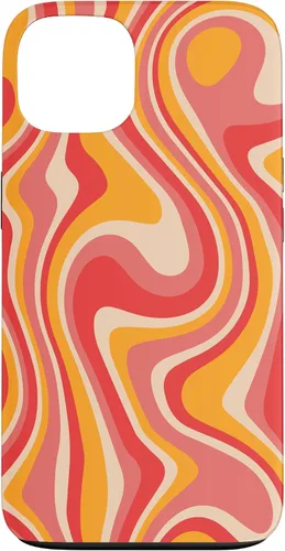 Miniatura 7 de iPhone 11 Pro Max Retro Groovy Liquid Swirl Hippie 70's 80's Psychedelic Phone Case